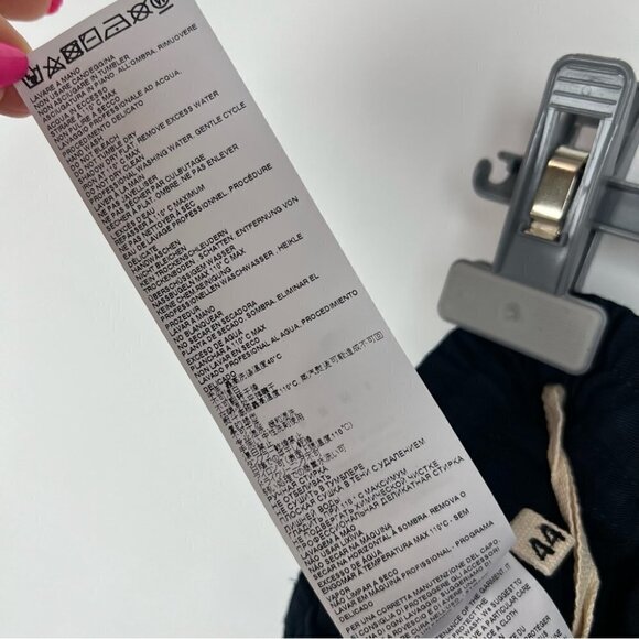 Nwt - Marni, Men’s Cropped Gabardine Trousers In Navyblue. Size: 28 Us. - Picture 13 of 16